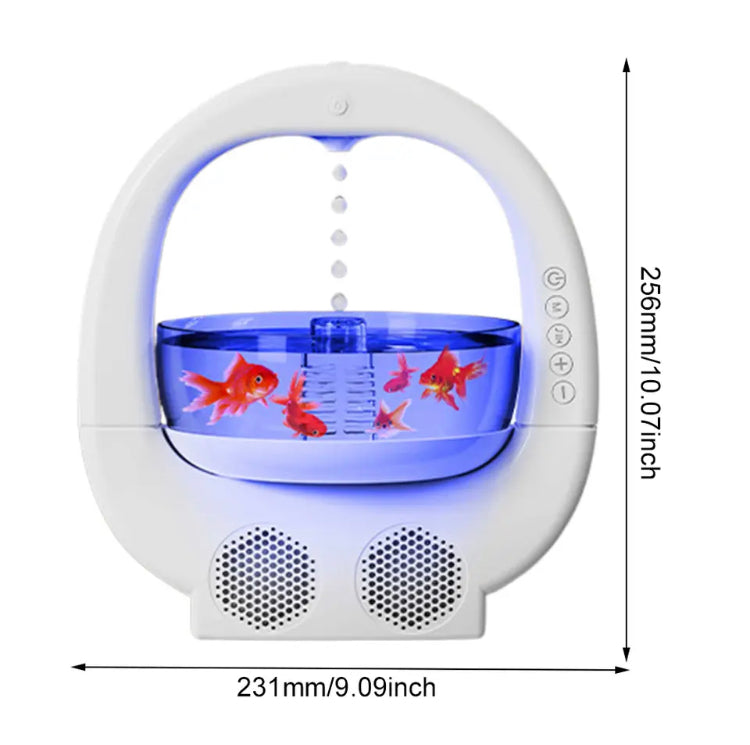 Fish Aquarium Humidifier Diffuser with Bluetooth Speaker