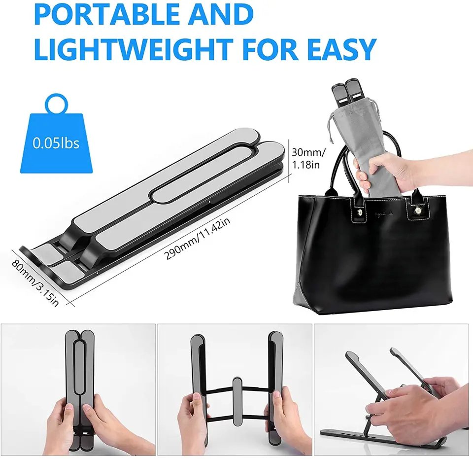 6 Level Portable Foldable Laptop Stand