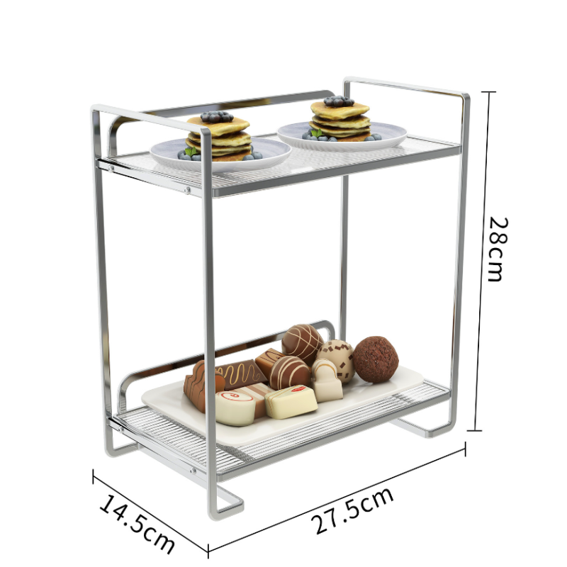 Metal Vanity Tray – Luxury Square Design