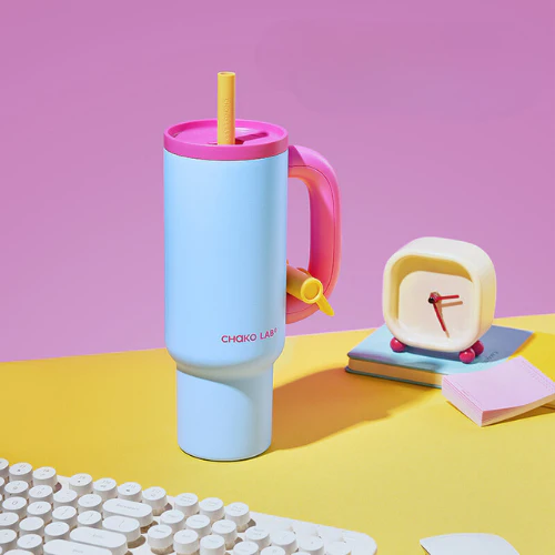Colorful Stainless Steel Water Tumbler – 1050ML Leakproof