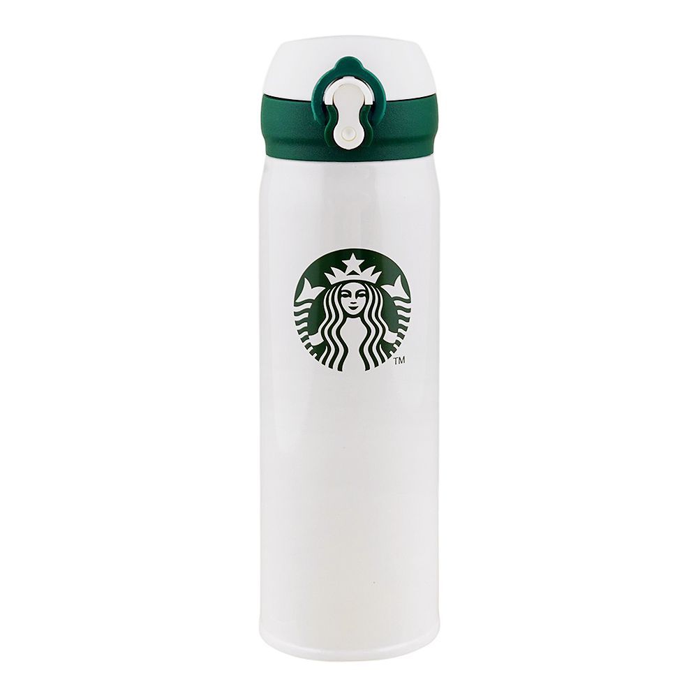 Starbucks Thermos Bottle - Green & Cream - I-9