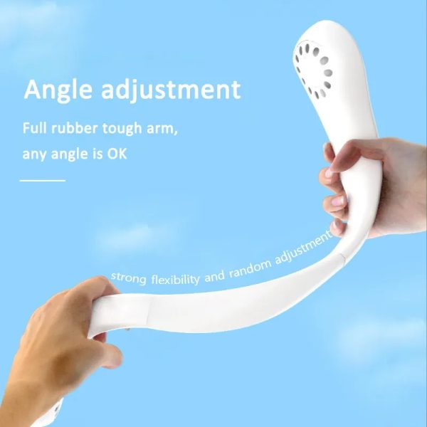 Bladeless Neck Fan – Rechargeable & Portable
