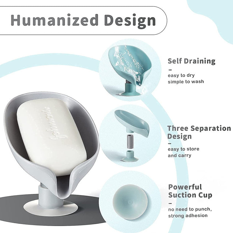 Self Draining Soap Dish Holder (1 Pcs)