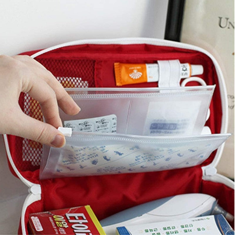 First Aid Kit Bag, Mini Empty Medical Storage Bag Portable Pouch