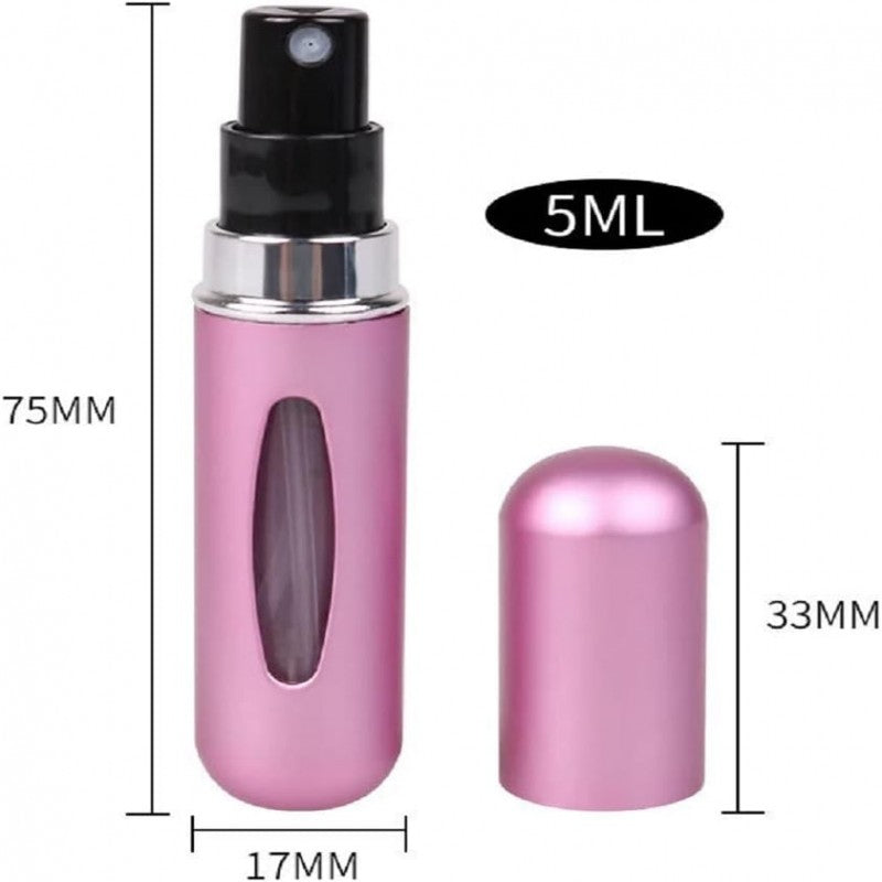 2pcs Refillable Mini Perfume Spray Bottle