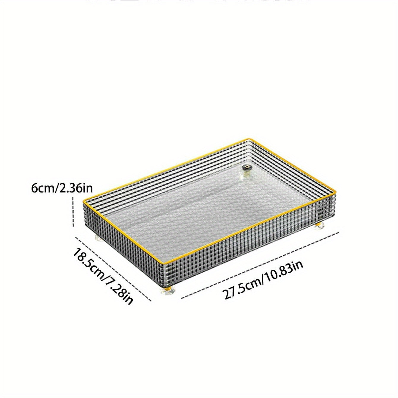 Glitter Vanity Organizer Tray