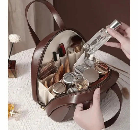 Portable Girl Makeup Hand Bag