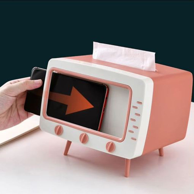 TV Tissue Box Holder