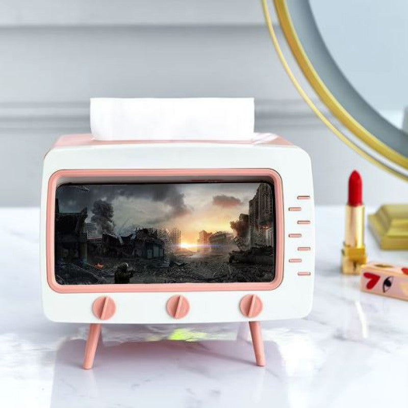 TV Tissue Box Holder
