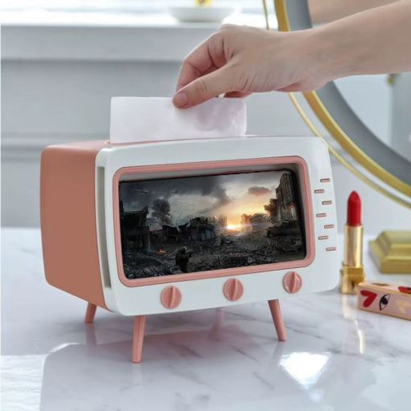 TV Tissue Box Holder