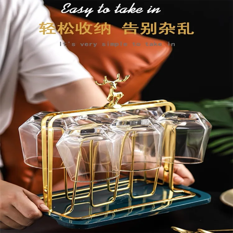 Luxury Gold Cup Holder Tree for Mugs and Glasses