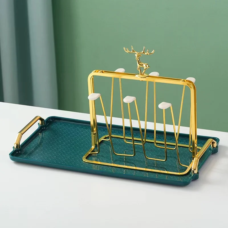 Luxury Gold Cup Holder Tree for Mugs and Glasses