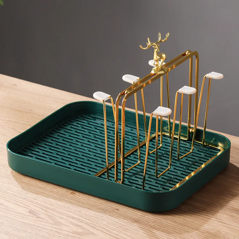 Luxury Gold Cup Holder Tree for Mugs and Glasses