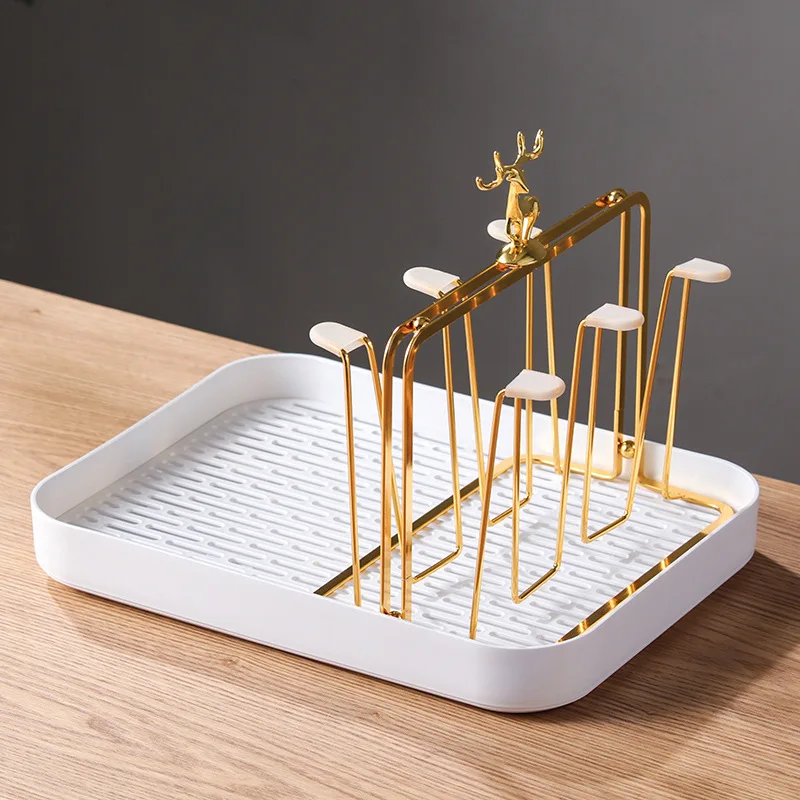 Luxury Gold Cup Holder Tree for Mugs and Glasses