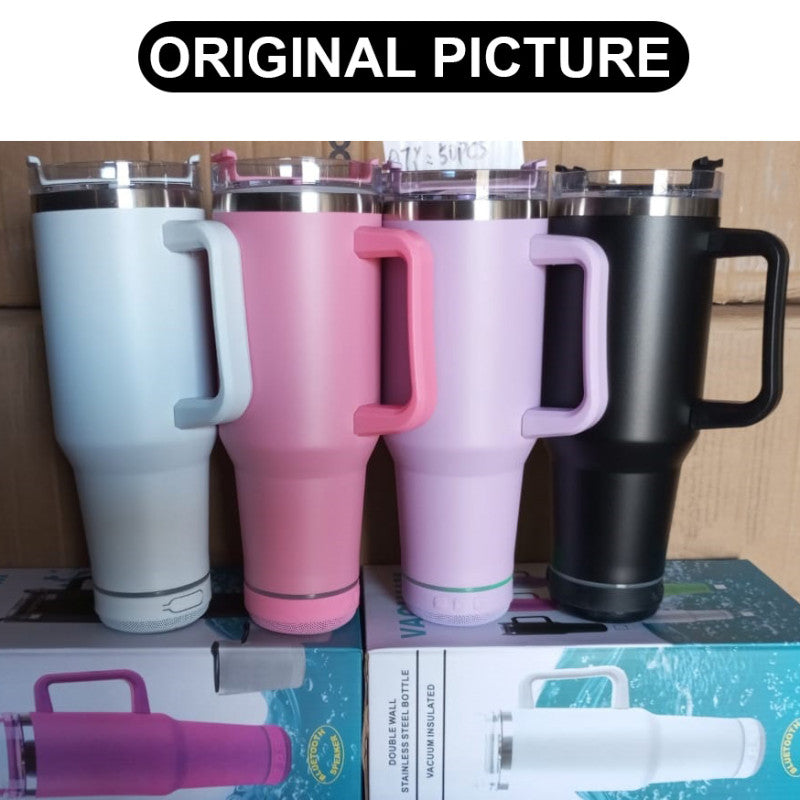 40oz Smart Tumbler with Bluetooth Speaker