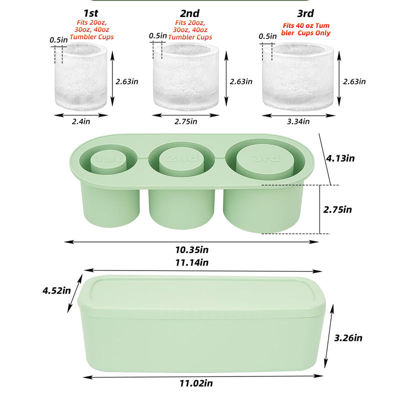 Silicone Ice Mold For Tumbler