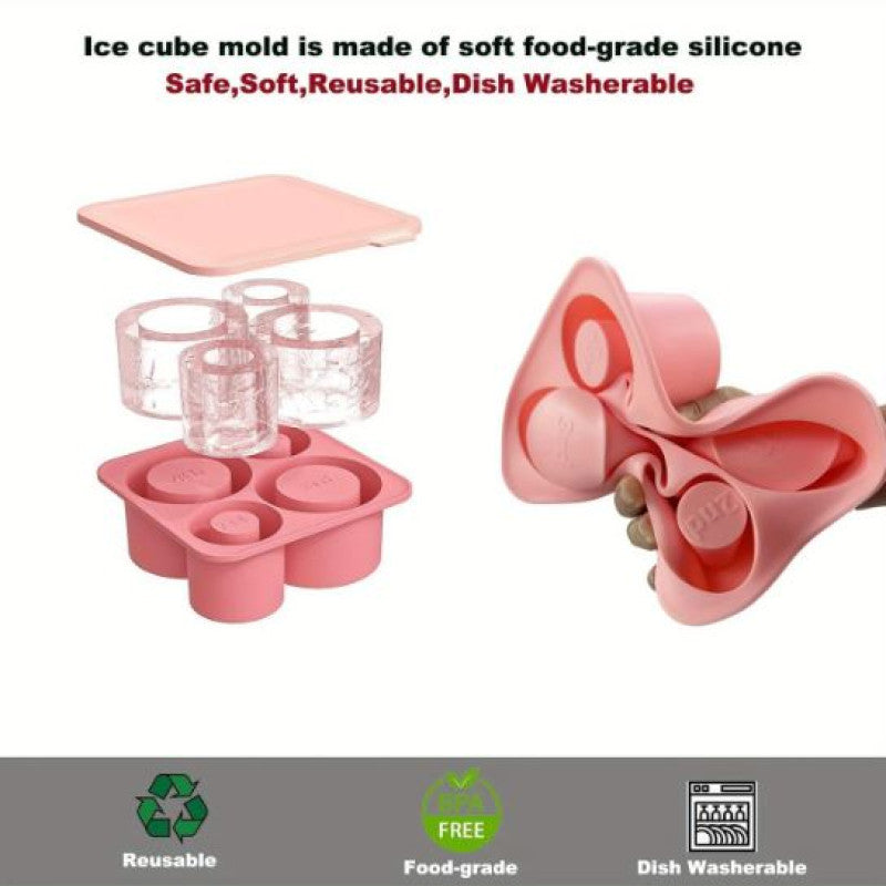 Tumbler Ice Cube Tray with Lid