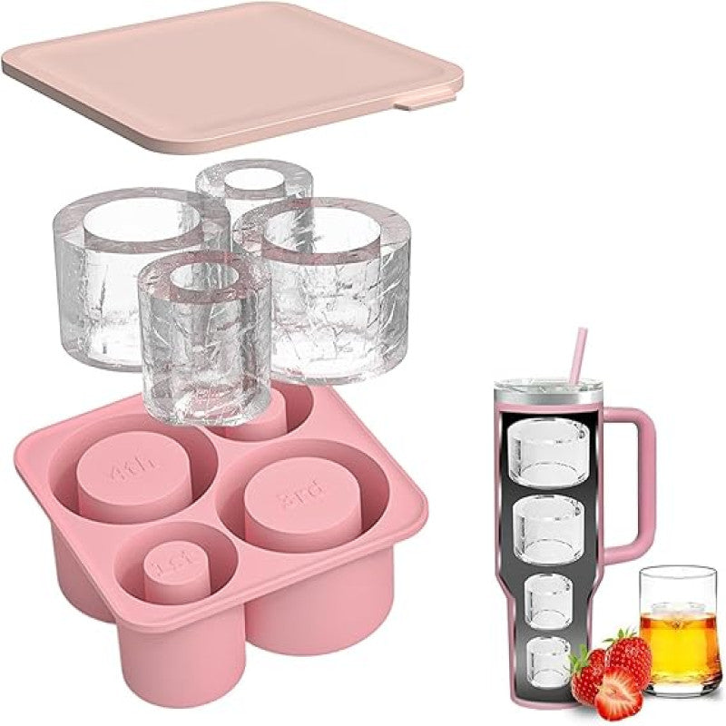 Tumbler Ice Cube Tray with Lid