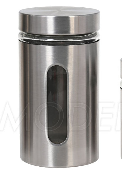 Stainless Steel Glass Jar