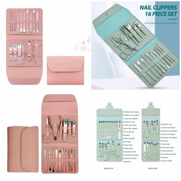 16 PCS Multipurpose Grooming Manicure Kit