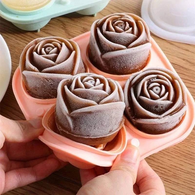 Silicone Rose Ice Cube Maker