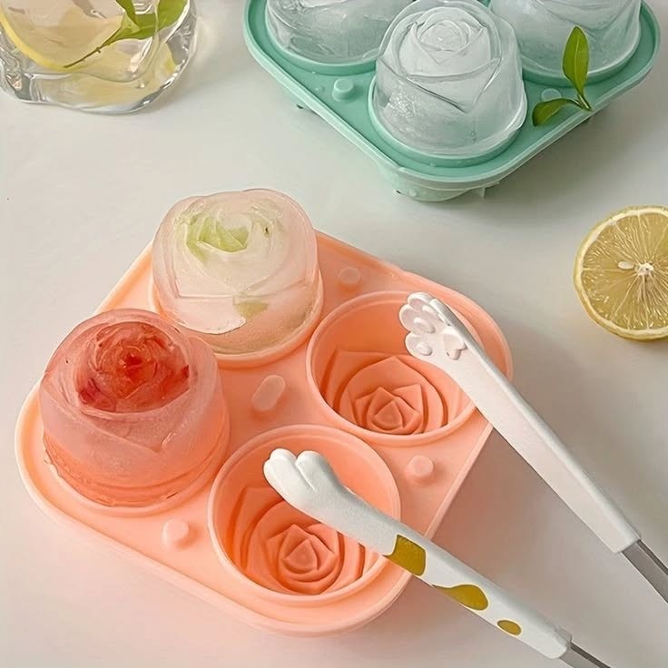 Silicone Rose Ice Cube Maker