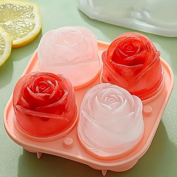 Silicone Rose Ice Cube Maker