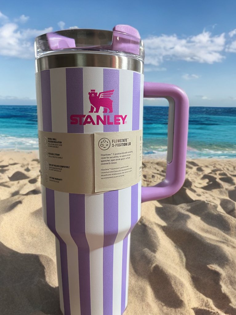 Stanley Quencher H2.0 Flowstate™ Tumbler | 40 OZ - Purple Cabana Gloss