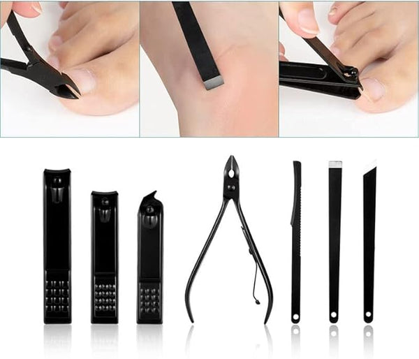 Premium Nail Cutter Hard Case. (Black)