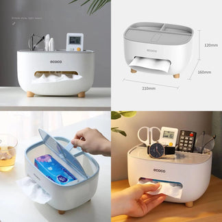 Ecoco Multifunctional Tissue Box Holder