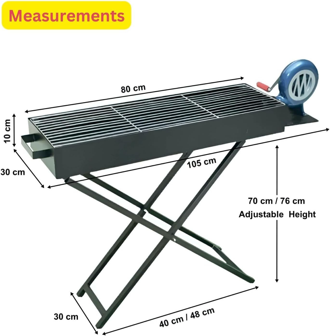 Heavy Duty BBQ Grill with Blower Fan