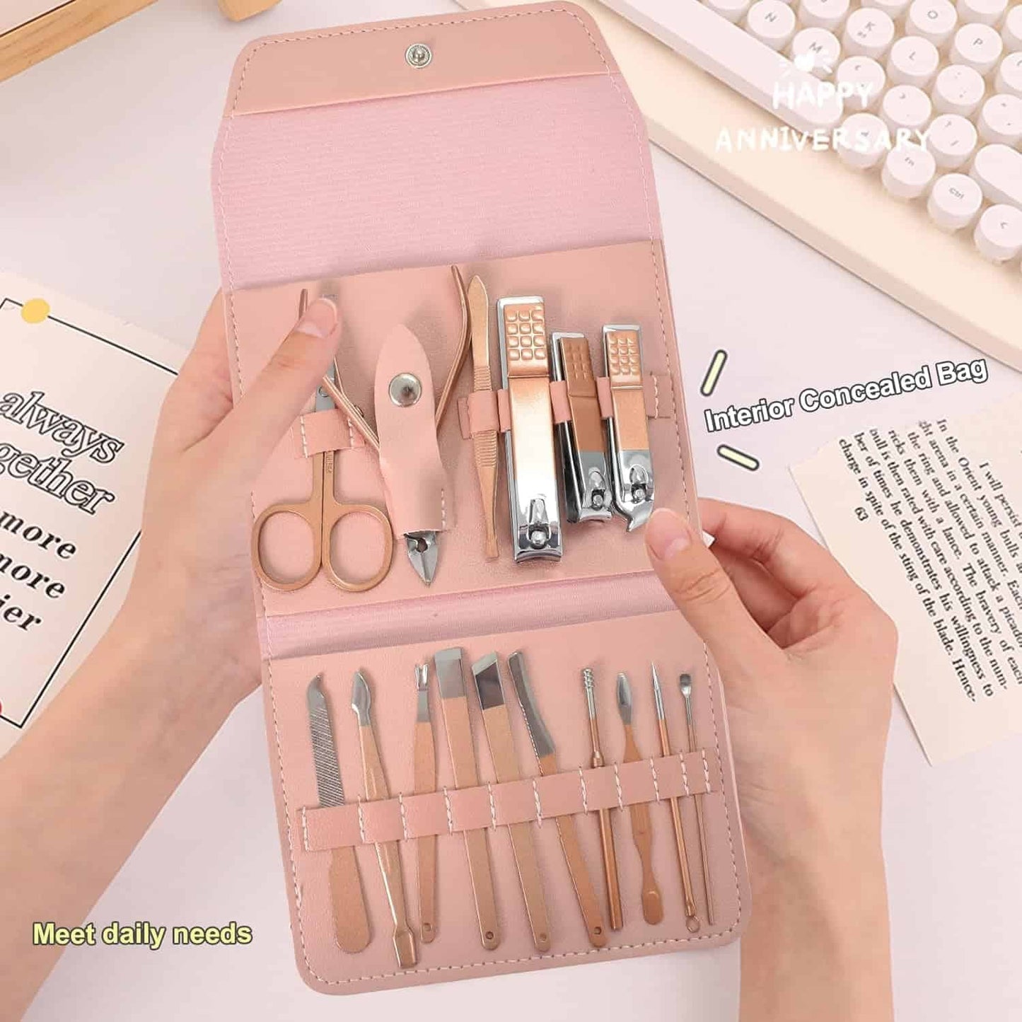 16 PCS Multipurpose Grooming Manicure Kit