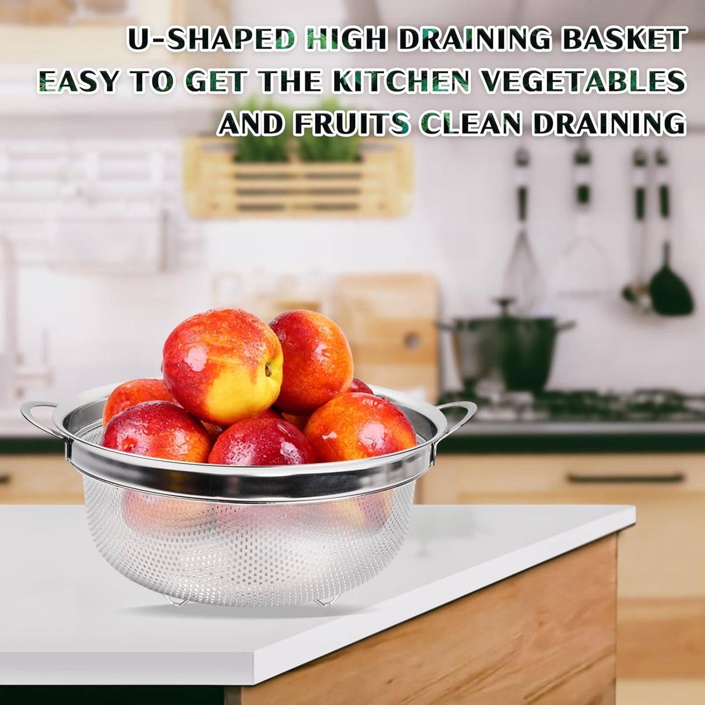 Heavy Gauge Stainless Steel Strainer