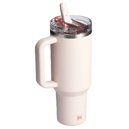 Stanley Quencher ProTour Flip Straw Tumbler | 40 OZ - Rose Quartz