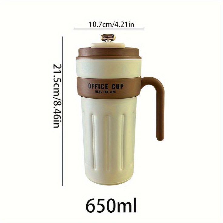 Digital Display Thermos Coffee Tumbler 650ML