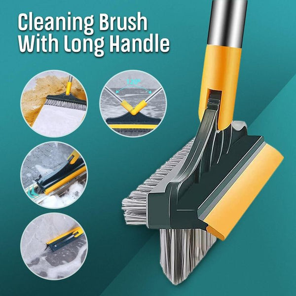 3in1 Floor Cleaner Wiper Brush