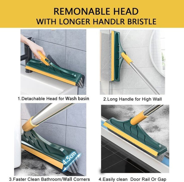 3in1 Floor Cleaner Wiper Brush