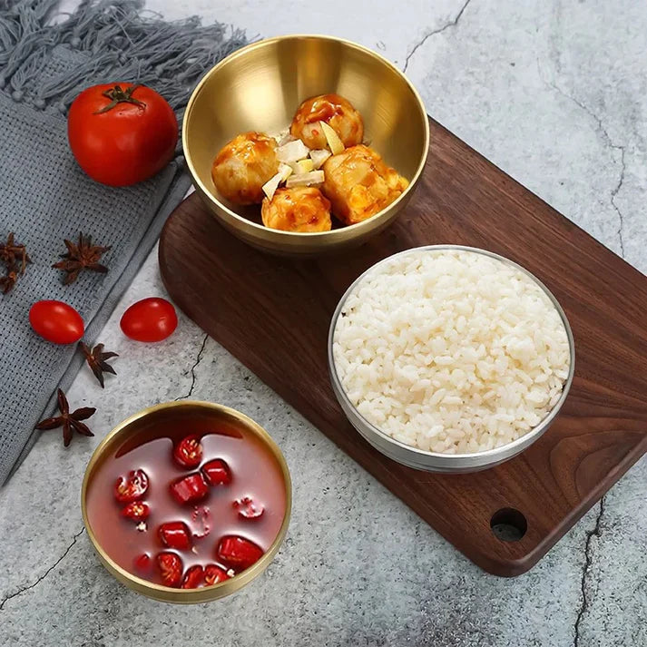 Golden Soup Bowl