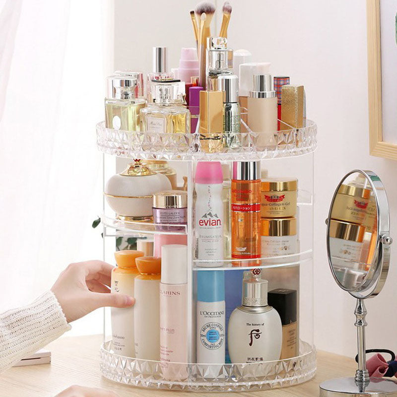 360 Degree Rotating Makeup Organizer