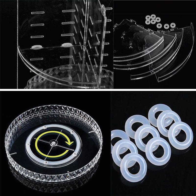 360 Degree Rotating Makeup Organizer