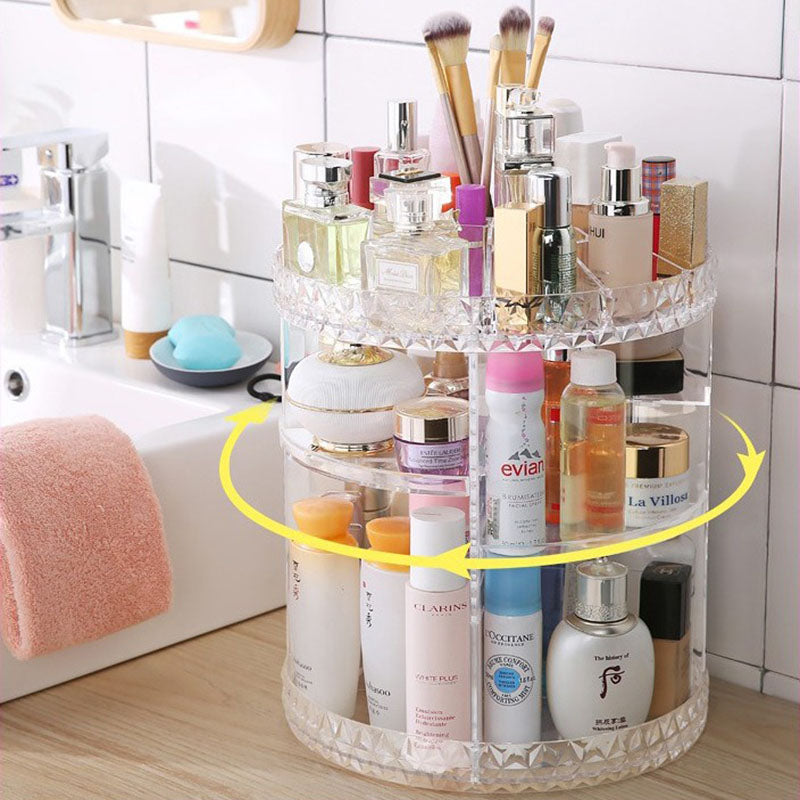 360 Degree Rotating Makeup Organizer