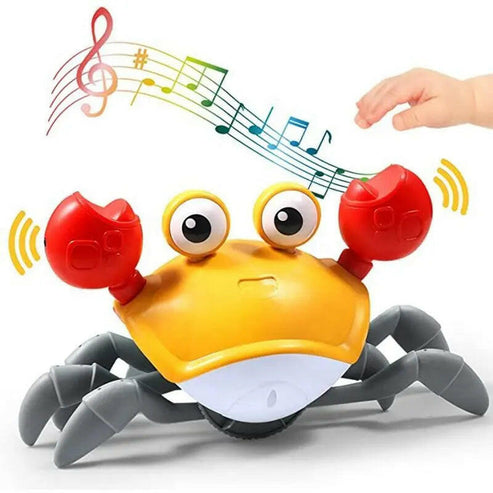 Rechargeable Crawling Crab with Infrared Sensors