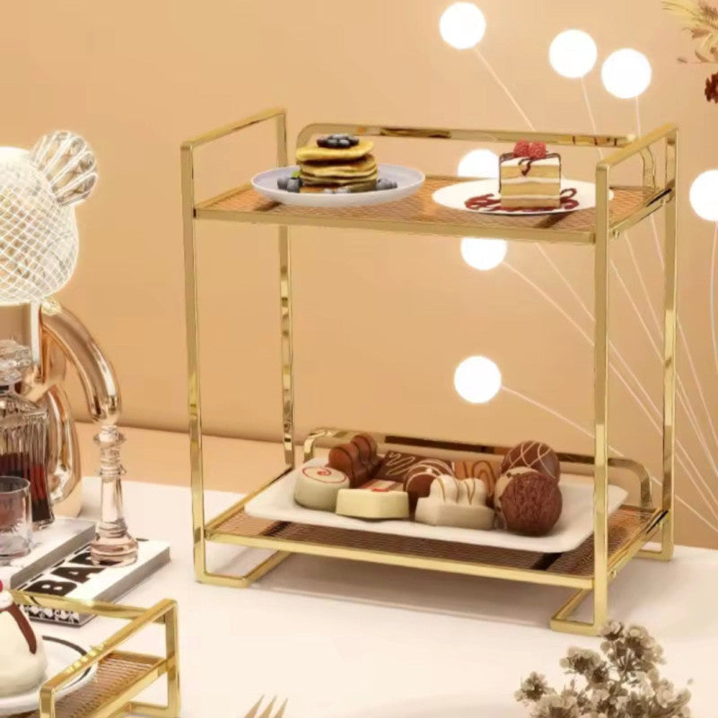 Metal Vanity Tray – Luxury Square Design