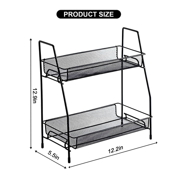 2 layer metal stand