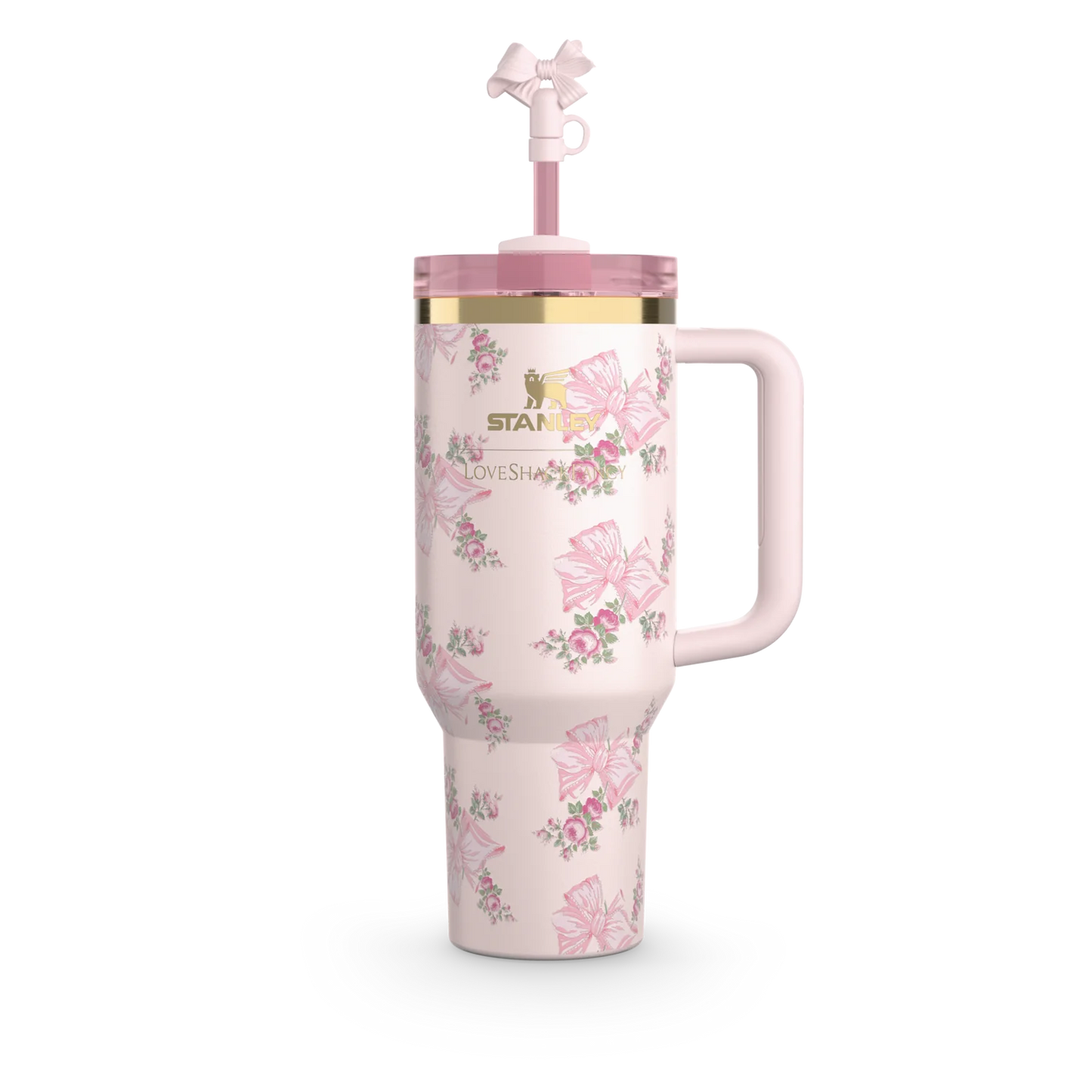 The Stanley x LoveShackFancy Holiday Quencher | 40 OZ - Pink