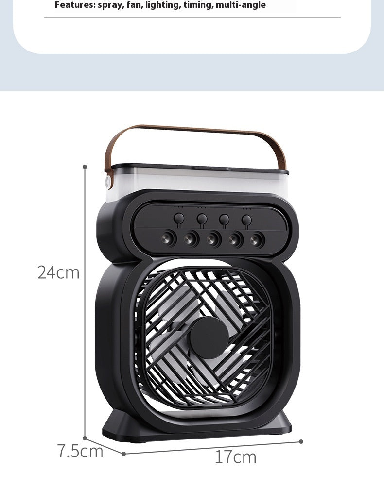3 in 1 Portable Air Cooler with LED Night Light