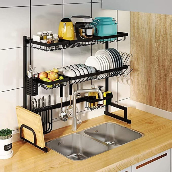 85cm Double Layer Sink Rack