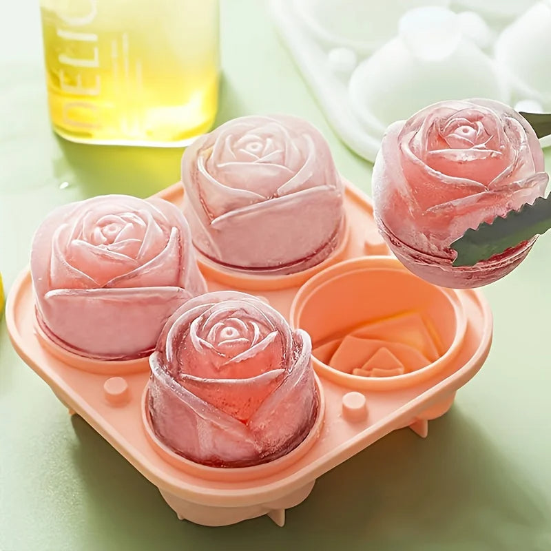 Silicone Rose Ice Cube Maker