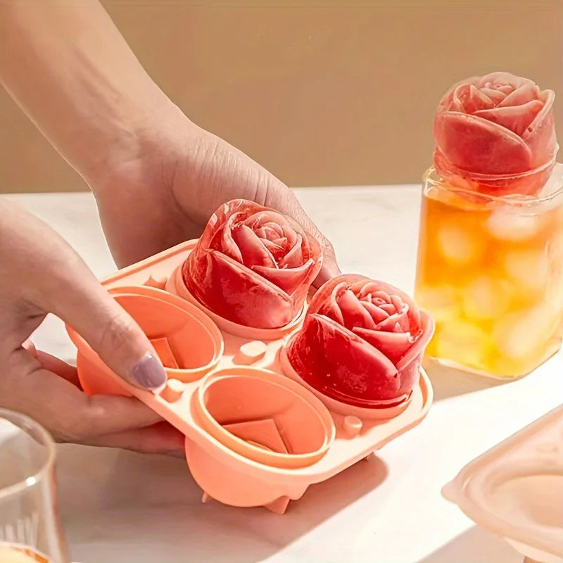 Silicone Rose Ice Cube Maker