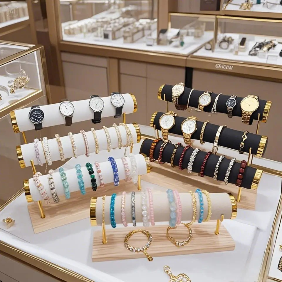 Wooden Bangle Holder Stand